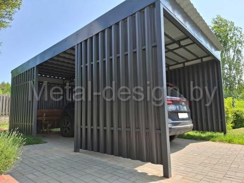 Автонавес с фальшь бортом в современном стиле